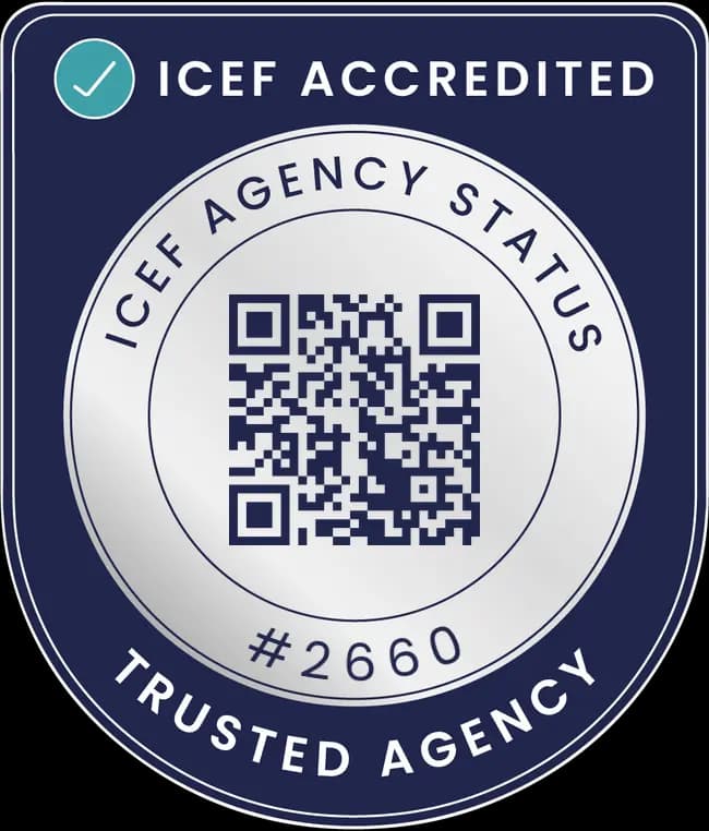 ICEF Accredited - Trusted Agency #2660
